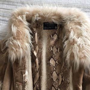 Shaved Mink and Alpaca Harricana fur coat